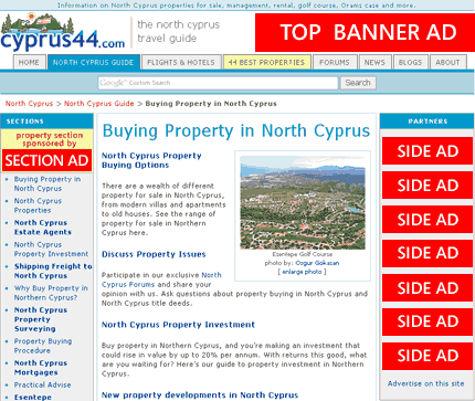Cyprus44 banner options screenshot