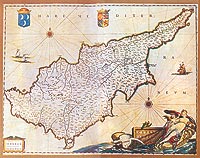 Carte De la Chypre