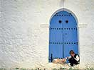 Old Cyprus Blue Door