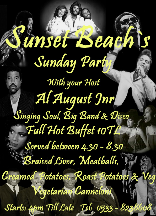 Sunset Beach Sunday Party Night at Sunset Beach Lapta