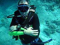 Izzet Zorlu scuba diving