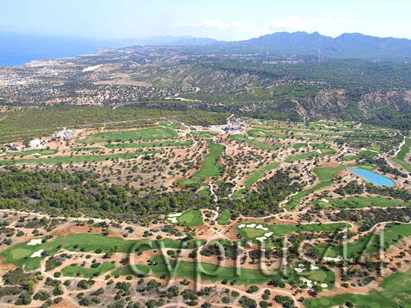 Esentepe Golf Course From Air October 2006