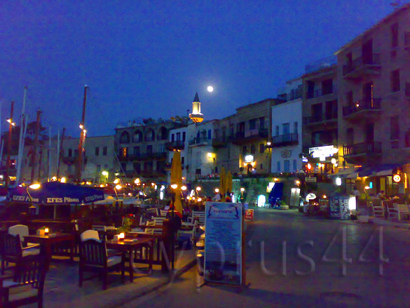 Kyrenia Harbour Full Moon