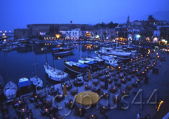 Kyrenia Harbour In Evening