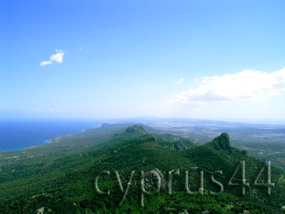 View From Kantara Castle