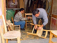 Reed Woven Wooden Chairs