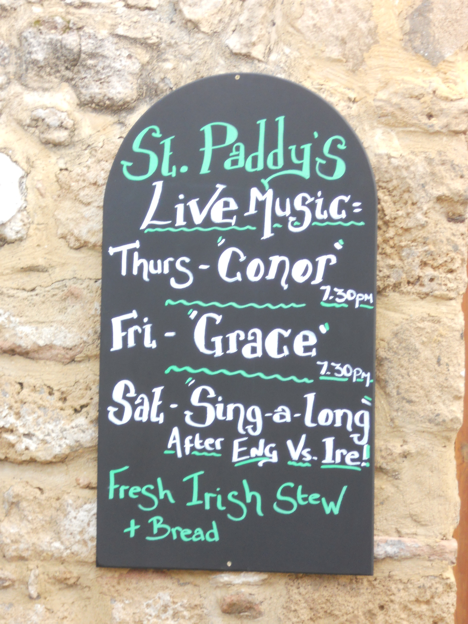 St Paddy's Thur/Fri/Sat at Whiskey Joe's Bar Kyrenia